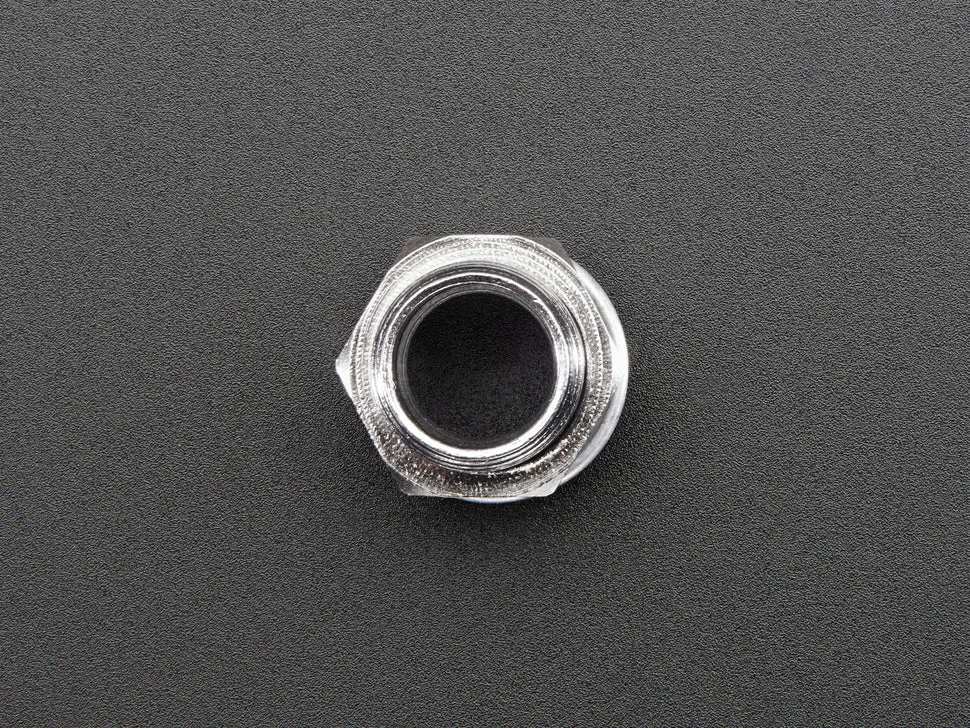 5mm Chromed Metal Narrow Bevel LED Holder - Pack of 5