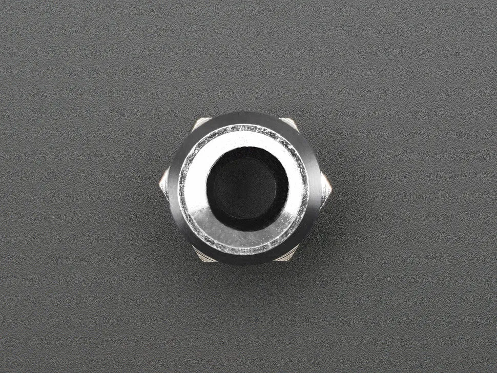 5mm Chromed Metal Wide Concave Bevel LED Holder - Pack of 5