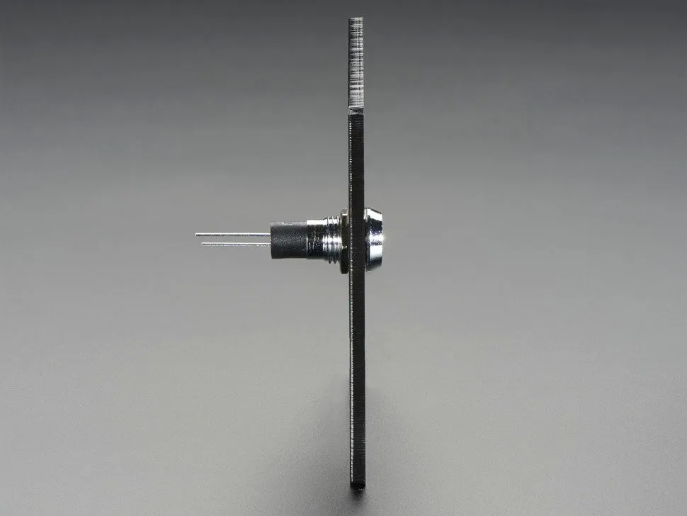 5mm Chromed Metal Wide Concave Bevel LED Holder - Pack of 5