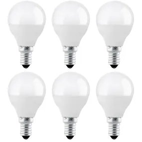 6 x E14 LED Lamp/Bulb Dimmable 4W (40W Equivalent)