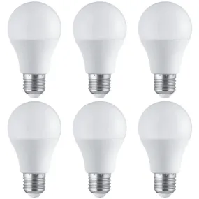 6 x E27 LED Dimmable 10W Lamp/Bulb (60W Equivalent)