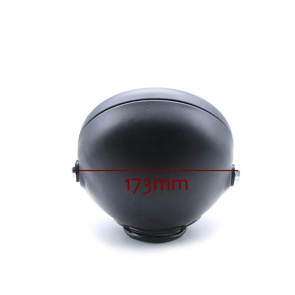 6.5Inches Metal LED Retro Motorcycle Headlight Universal Cafe