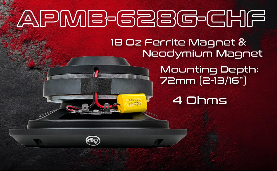 6.5" Compression Horn Mid-range Loudspeaker (APMB-628G-CHF)