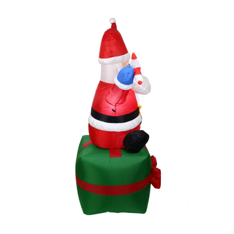 6FT Christmas Santa Claus Inflatable Lights
