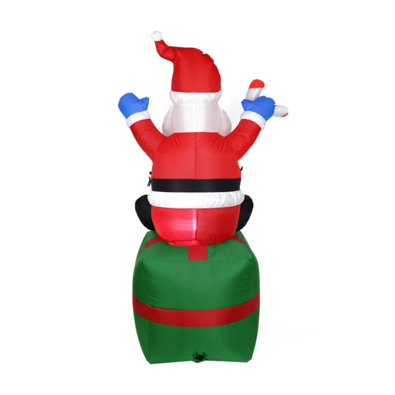 6FT Christmas Santa Claus Inflatable Lights
