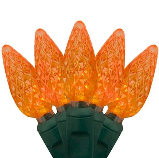 70 Orange C6 Strawberry - Premium - LED Christmas Lights