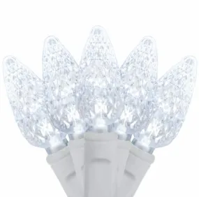70 Pure White on White Wire C6 Strawberry - Premium - LED Christmas Lights