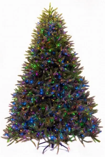 7.5' Ultra-Lit LED 3MM Stonington Fir Dual Lit