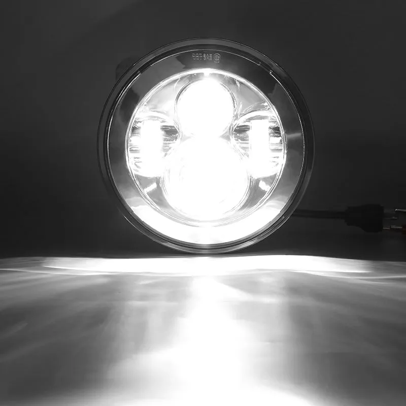 7" LED Projector Headlight   4.5" Fog Lights Combo for Harley Davidson