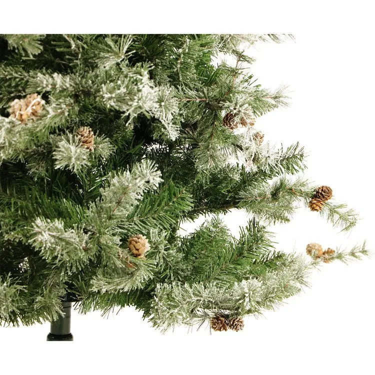 9-Ft. Buffalo Fir Slim Artificial Christmas Tree with Smart String Lights