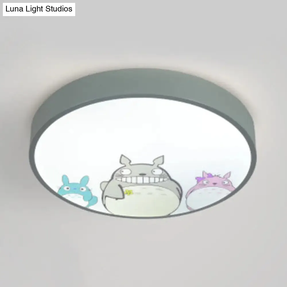 Acrylic Cartoon Flush Mount Ceiling Light for Kid's Bedroom