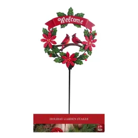 Alpine Warm White Holiday Garden Stakes 42 in. Pathway Decor
