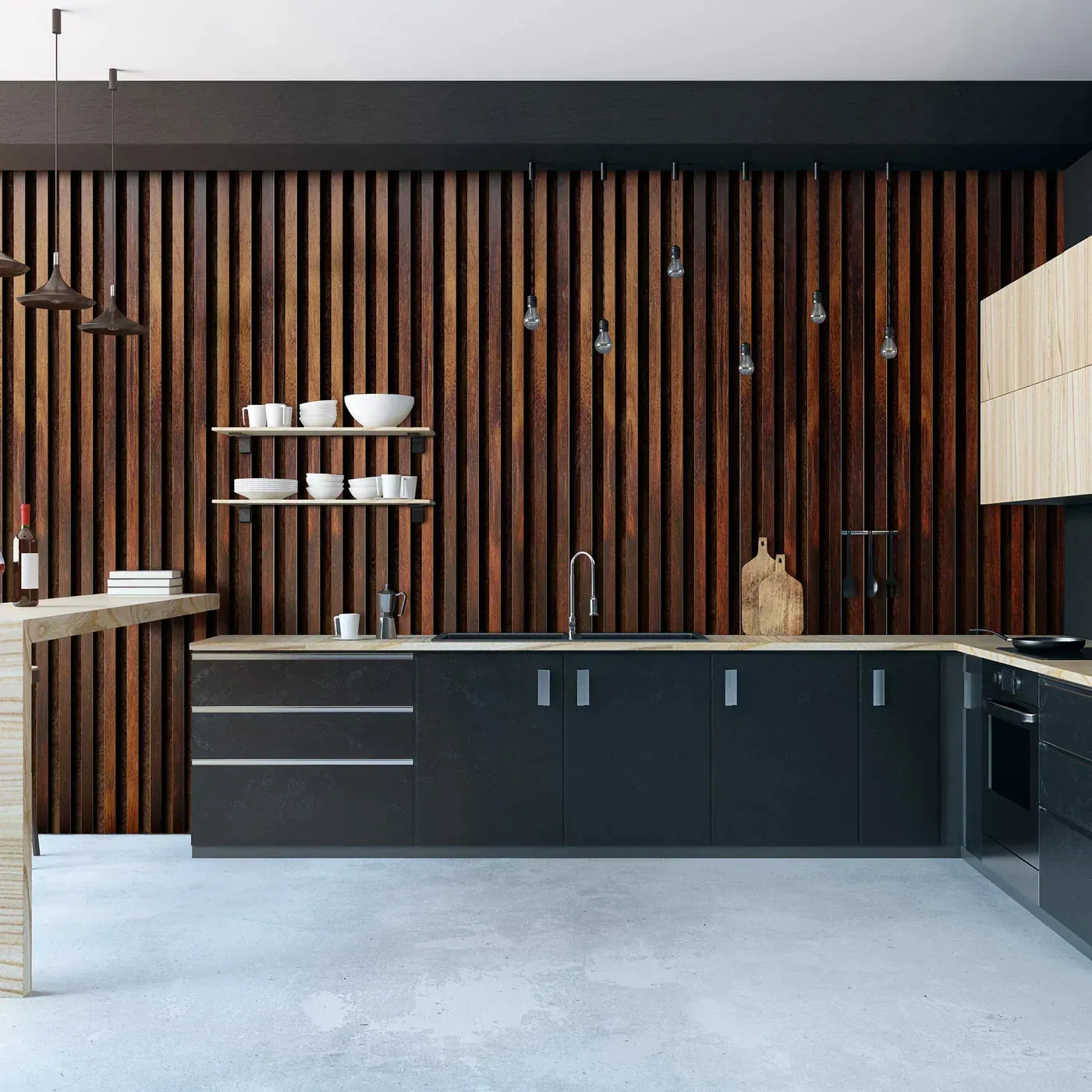 Articlad Wall Panel (Wood Slats) - Decorative Wood Panels for Walls and Ceilings