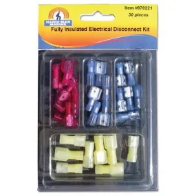ASSORTED 30 PIECE ELECTRICAL DISCONNECT KIT