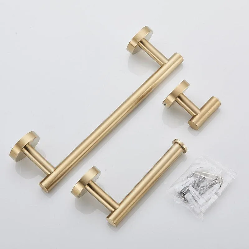 Bathroom Set Bathroom Towel Bar Toilet Paper Holder with Hooks Kit
