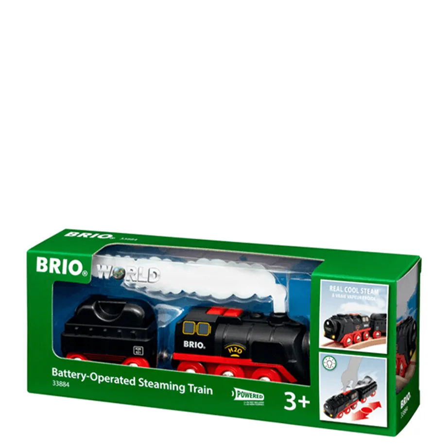 Battery-Operated Steaming Train