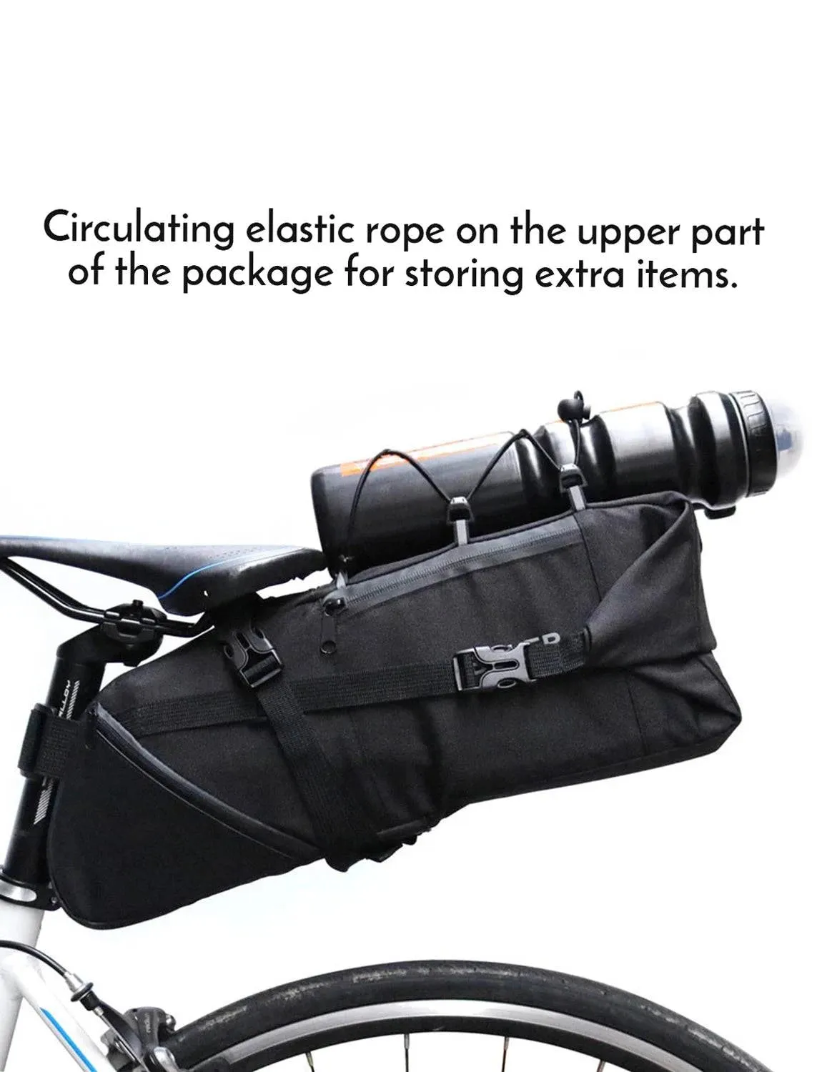 Bike Saddle Bag 3-10L Large-capacity Mountain Road MTB Bicycle Bike Cycling Tail bag Storage Pack Bicycle Under Seat Bag