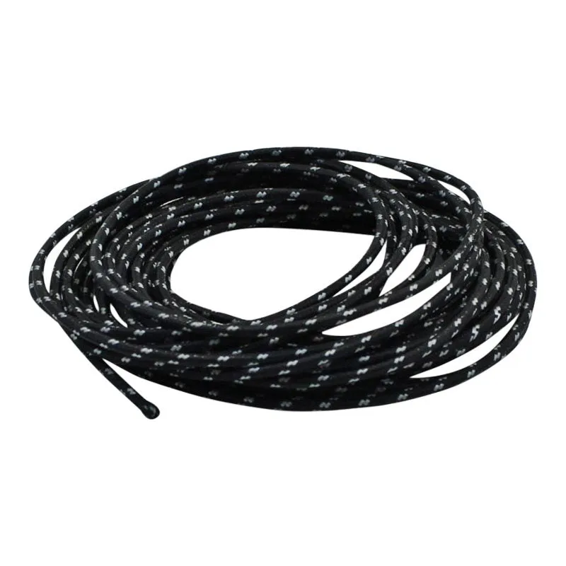 Black (14ga) Vintage Cloth Covered Wire 25ft