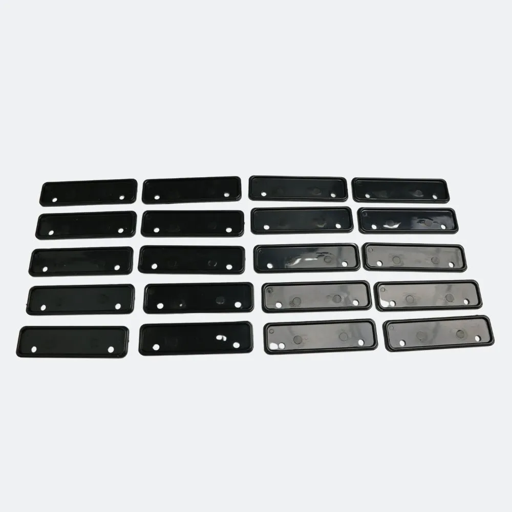 Black Name Badge Holders - Small Size - Pack of 20