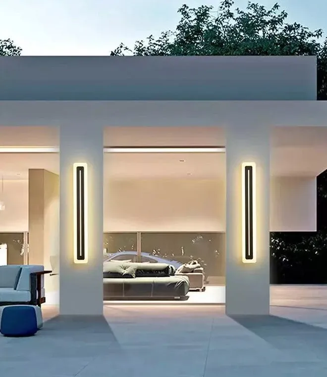 BLACK WATER| Modern LED Wall Light  78" Inches Long LED Light Outdoor/Indoor Wall Lights