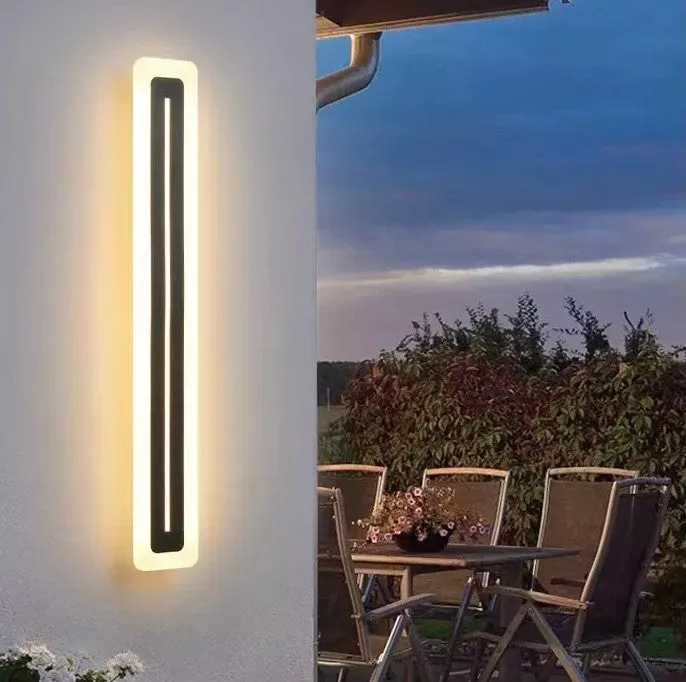 BLACK WATER| Modern LED Wall Light  78" Inches Long LED Light Outdoor/Indoor Wall Lights