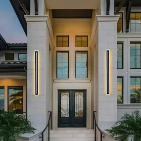 BLACK WATER| Modern LED Wall Light  78" Inches Long LED Light Outdoor/Indoor Wall Lights