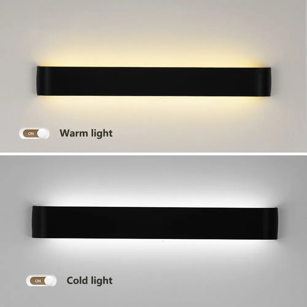 Blu Deke - LED Wall Sconce Light Decor Brushed Aluminum