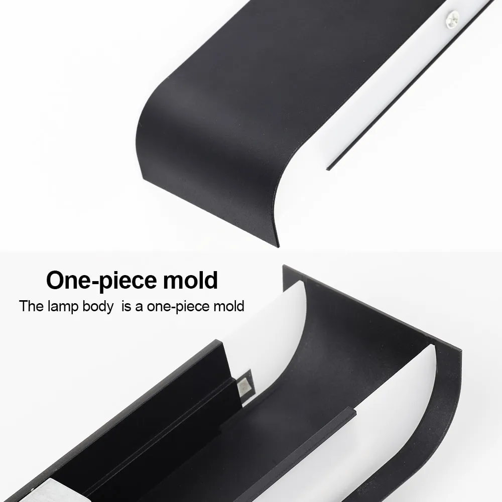 Blu Deke - LED Wall Sconce Light Decor Brushed Aluminum
