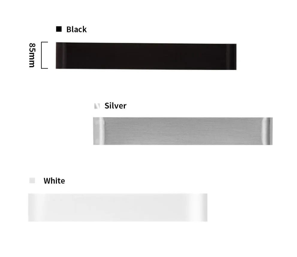 Blu Deke - LED Wall Sconce Light Decor Brushed Aluminum