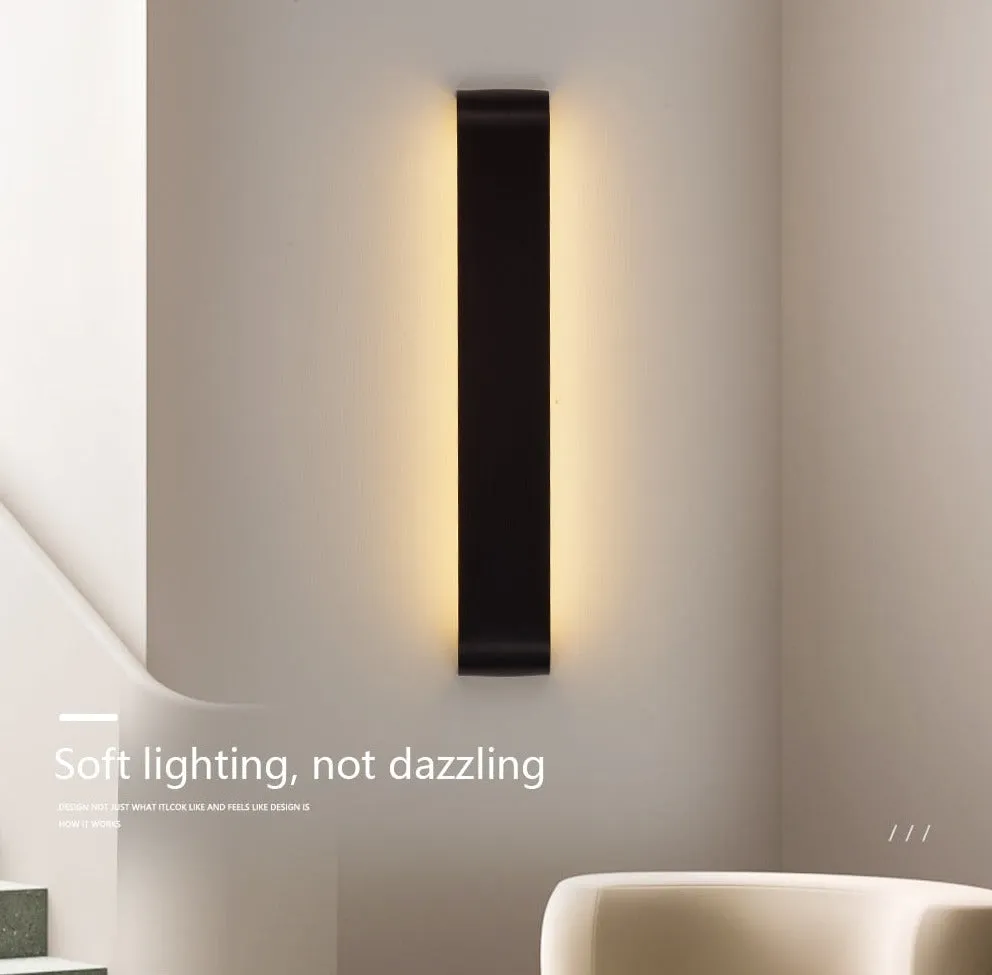 Blu Deke - LED Wall Sconce Light Decor Brushed Aluminum