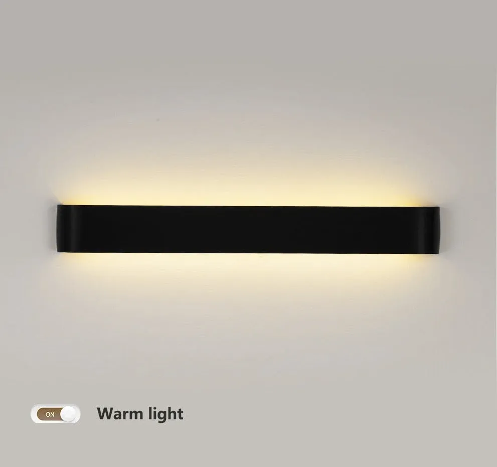 Blu Deke - LED Wall Sconce Light Decor Brushed Aluminum