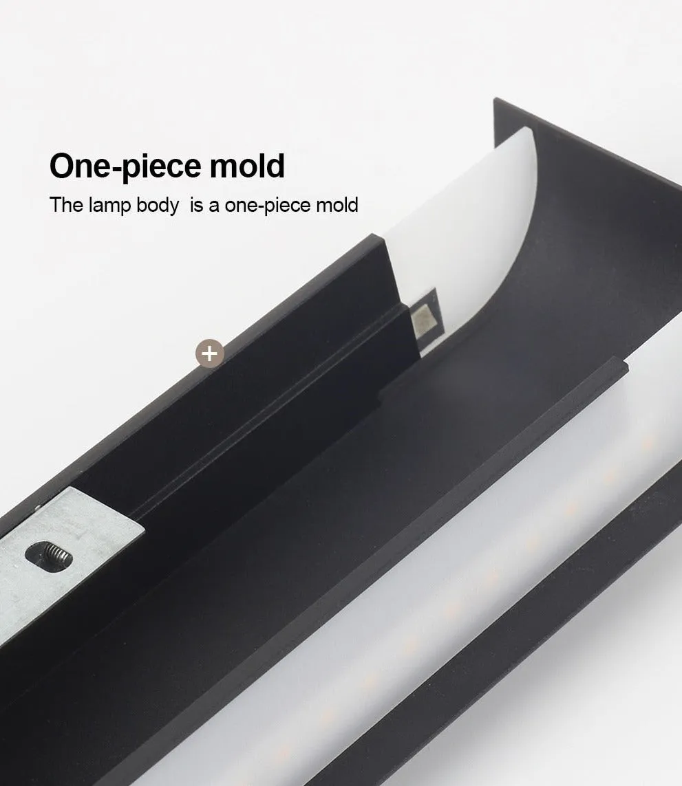 Blu Deke - LED Wall Sconce Light Decor Brushed Aluminum