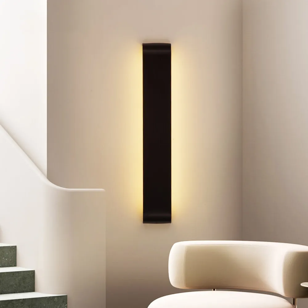 Blu Deke - LED Wall Sconce Light Decor Brushed Aluminum