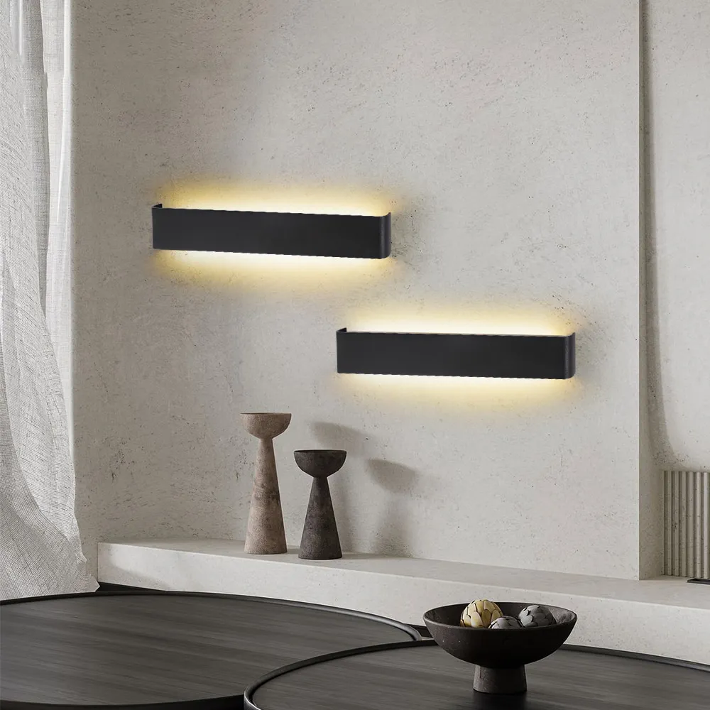 Blu Deke - LED Wall Sconce Light Decor Brushed Aluminum
