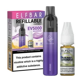 Blue Razz Lemonade Elfbar EV5000 Pod Kit
