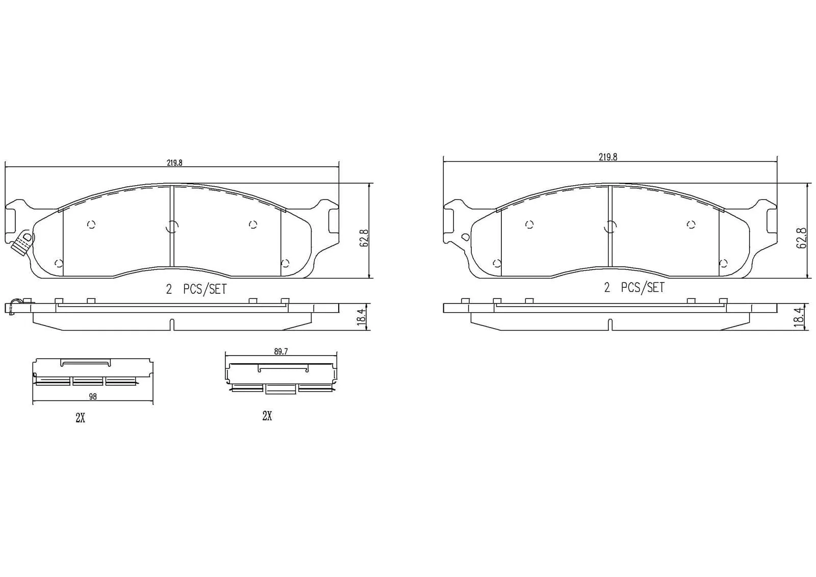 Brembo Disc Brake Pad and Rotor Kits KT00A40