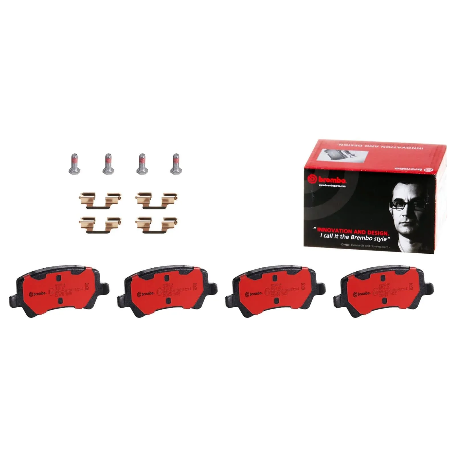 Brembo Disc Brake Pad and Rotor Kits KT04309