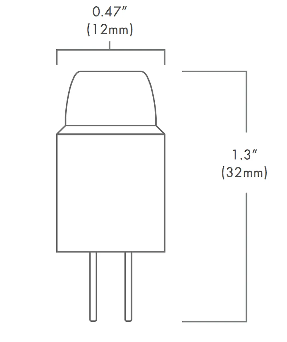 Brilliance LED Micro G4 Bipin Bulb
