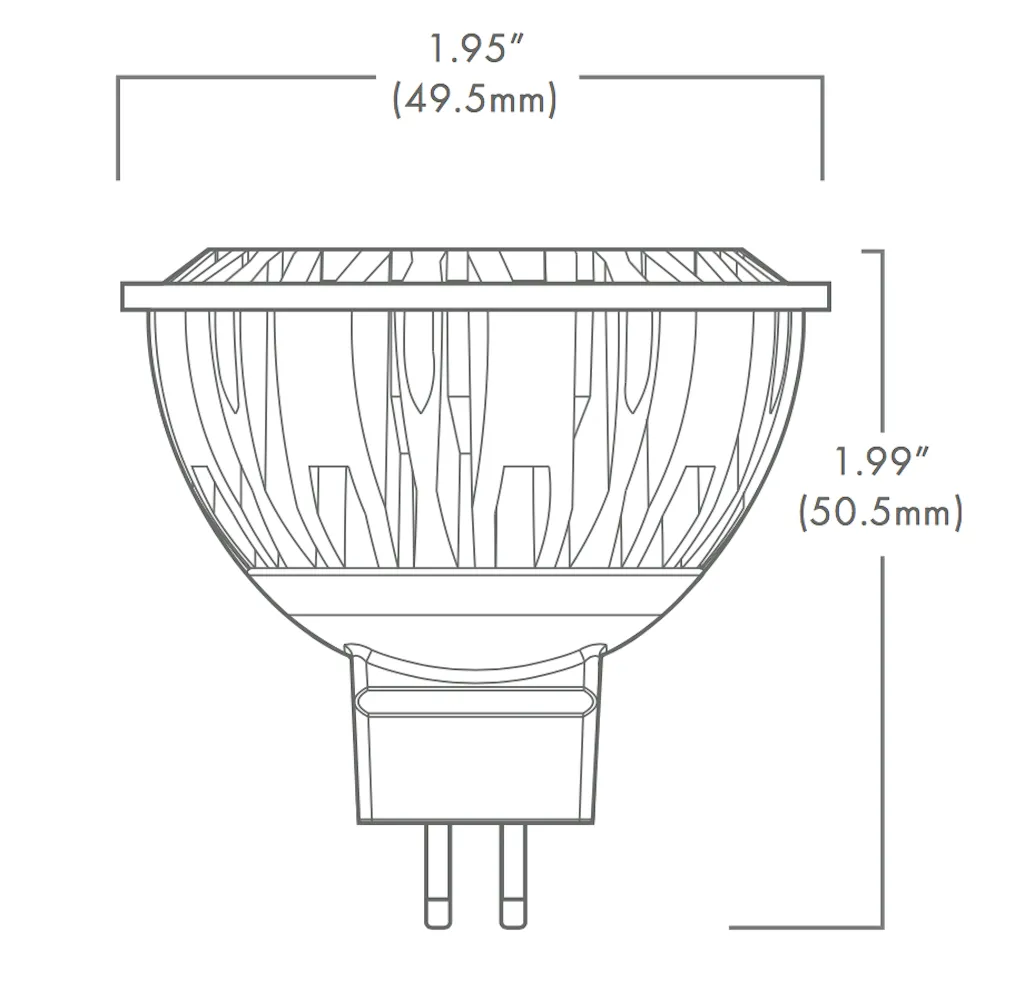 Brilliance LED MR16 Low Voltage Dimmable Lamp 5 Watt