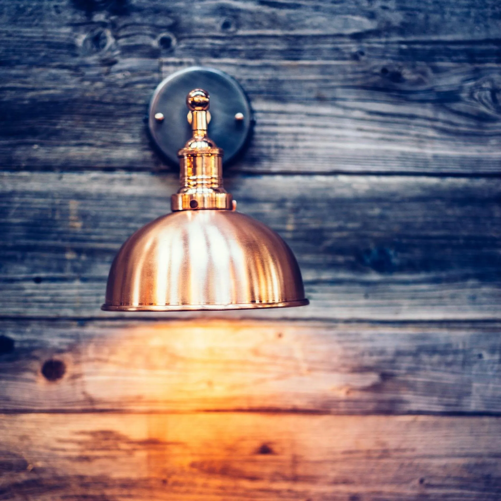 Brooklyn Dome Wall Light - 8 Inch - Copper