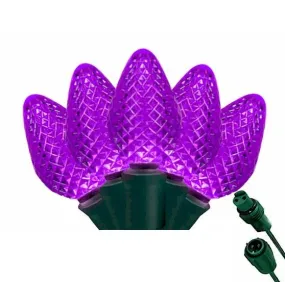 C7 Purple 25 LED Tree Lights – Commercial String Lights