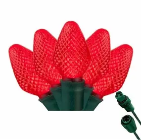 C7 Red 25 LED Tree Lights – Commercial String Lights
