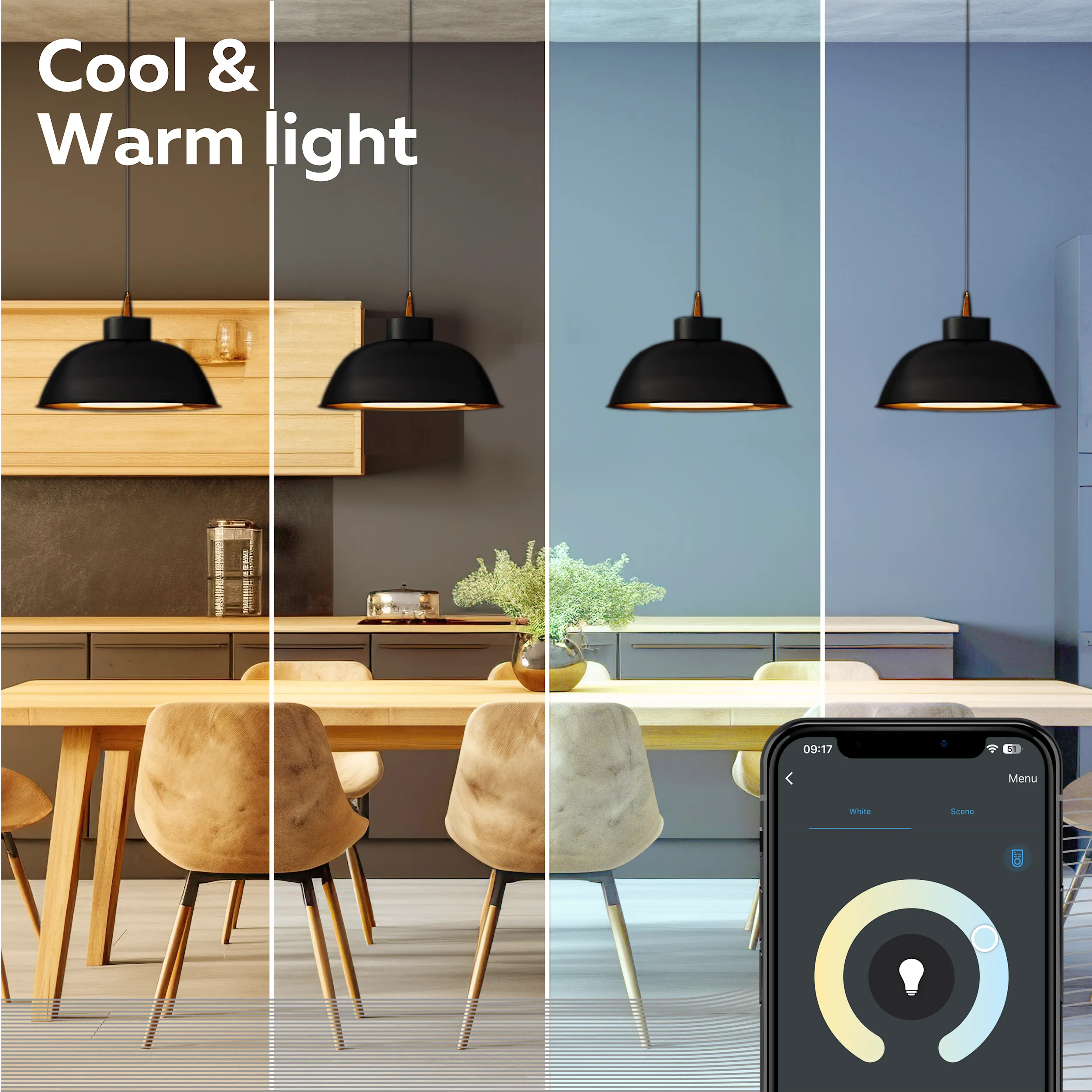 Calex Smart LED Bulb - 2 pieces - E27 - G95 - Gold - Warm White - 7W