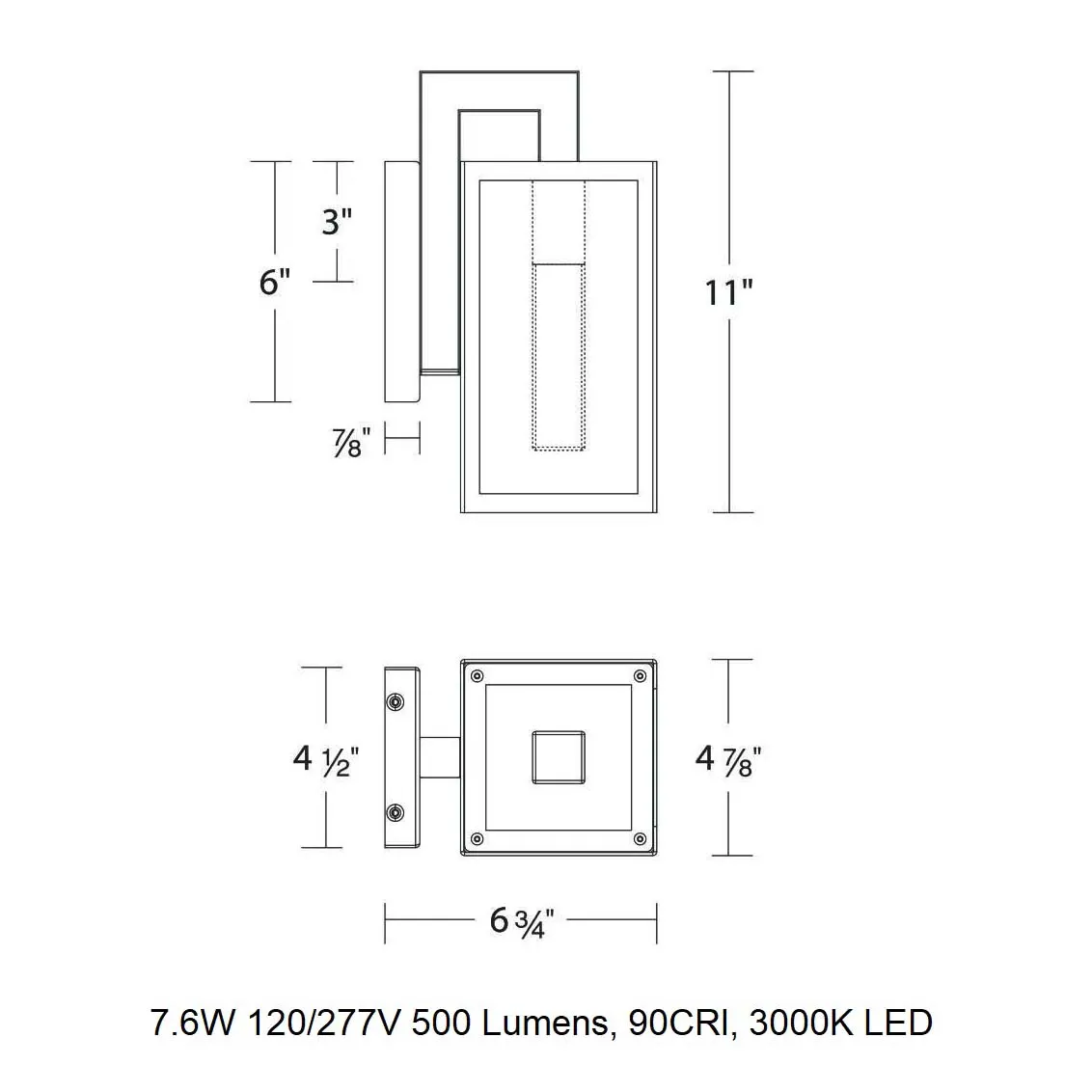 Cambridge LED Outdoor Wall Light