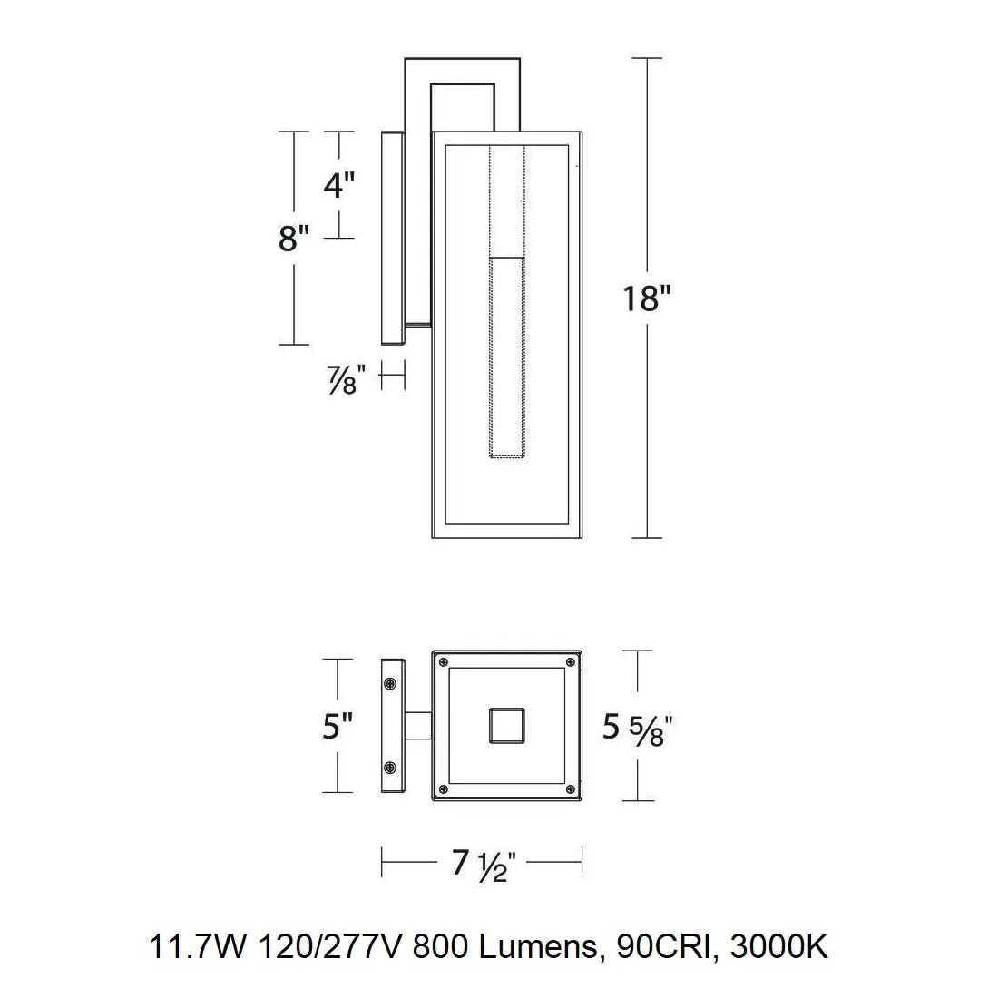 Cambridge LED Outdoor Wall Light