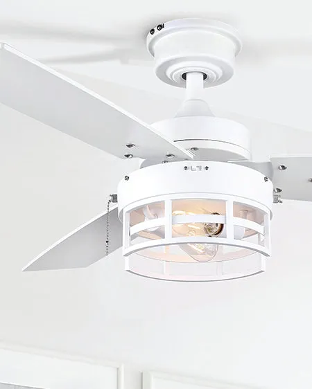 Canarm CF42ATT3WH Attley 42 Inch Ceiling Fan in White