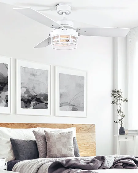 Canarm CF42ATT3WH Attley 42 Inch Ceiling Fan in White
