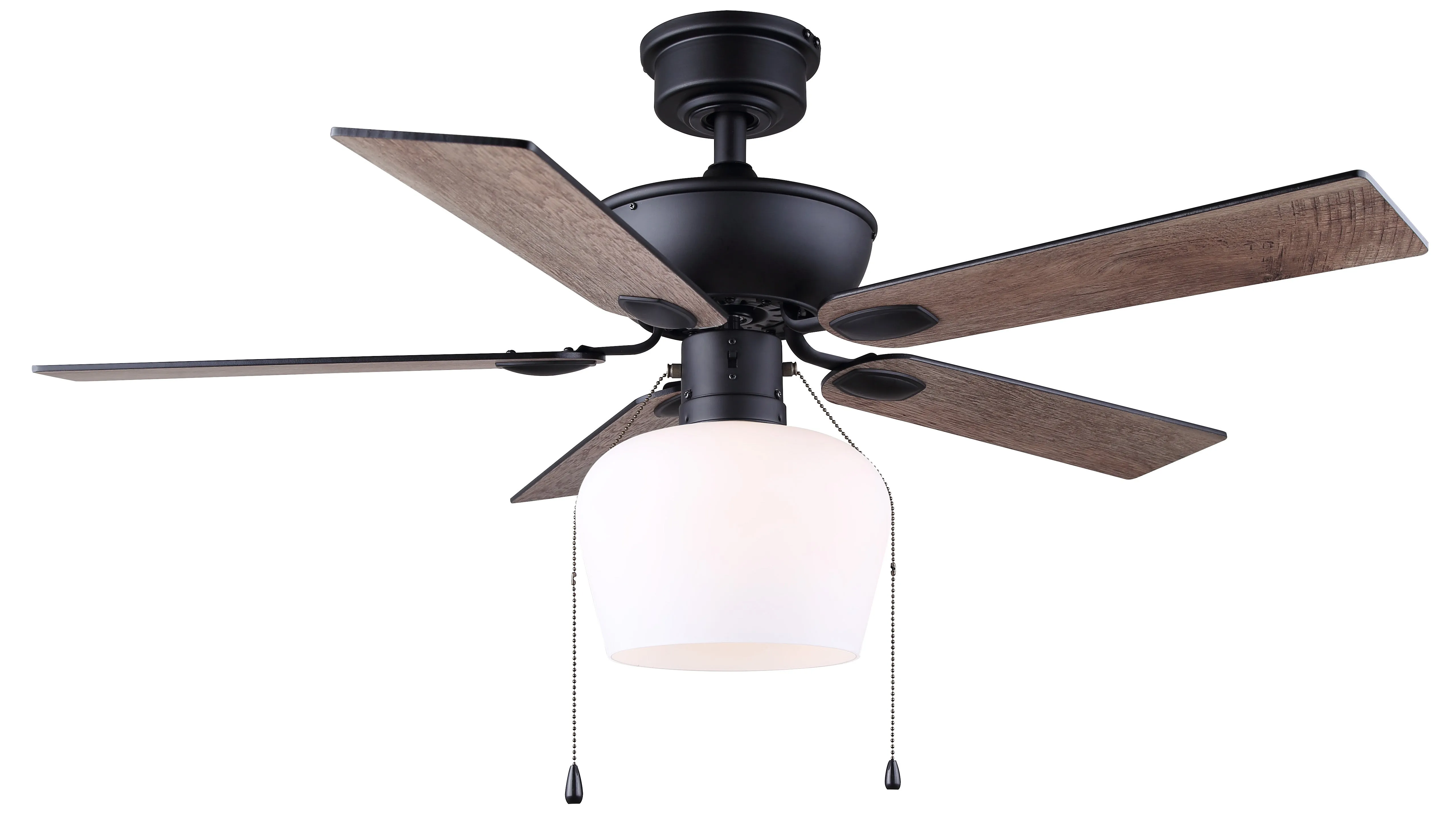 Canarm CF42COL5BK Colette 42 Inch Ceiling Fan Matte Black