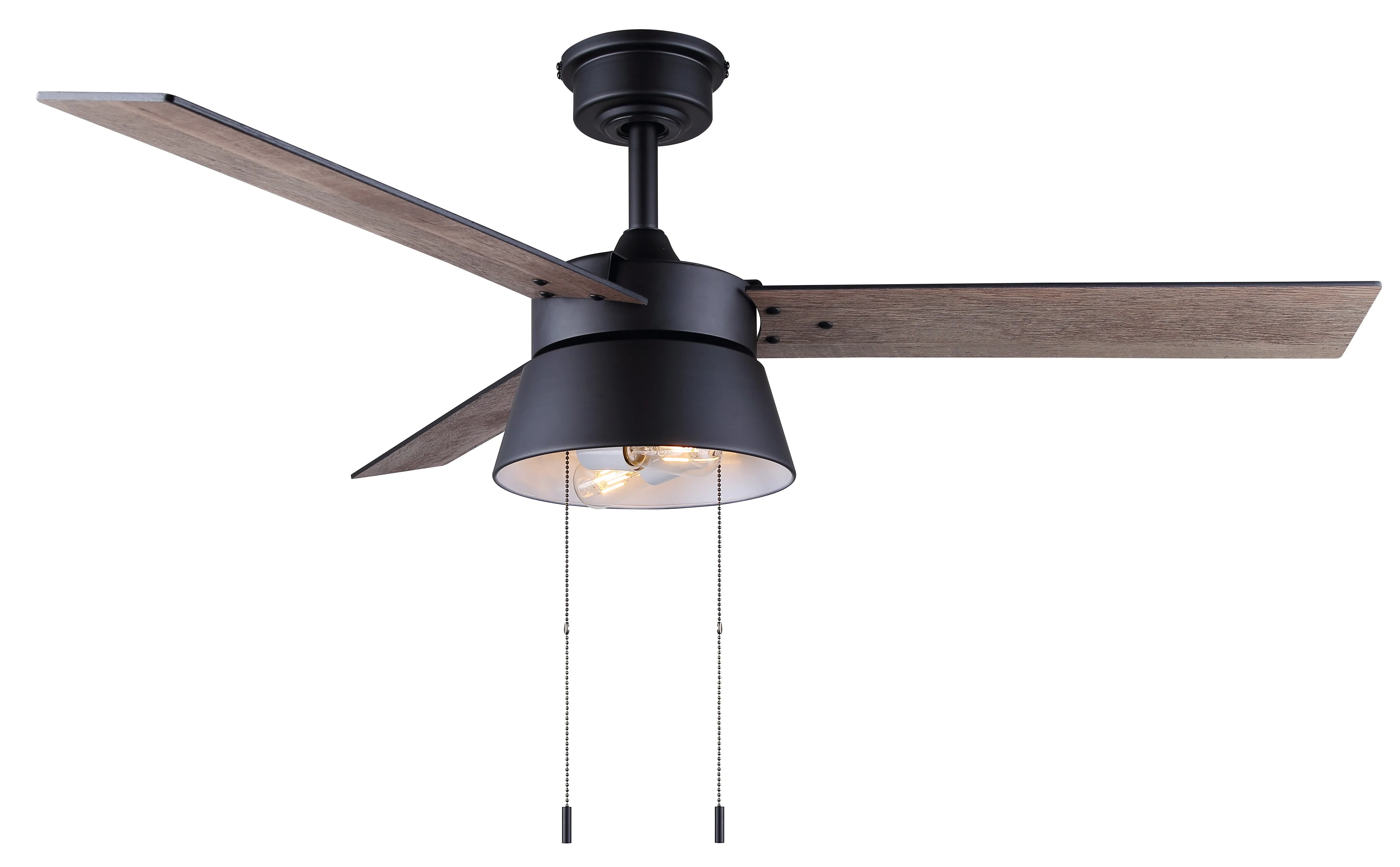 Canarm CF48KAD3BK Kade 48 Inch Ceiling Fan Matte Black