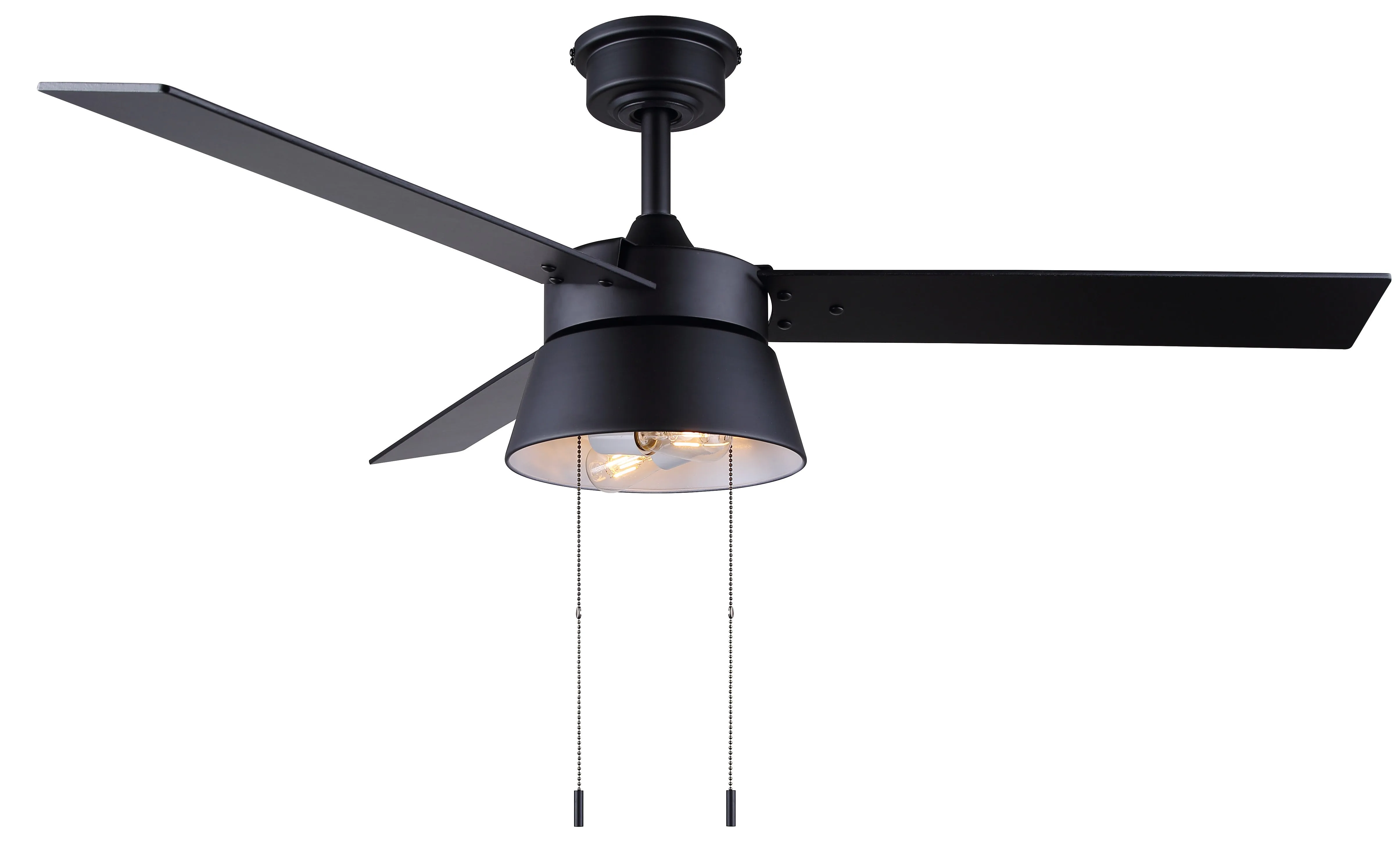 Canarm CF48KAD3BK Kade 48 Inch Ceiling Fan Matte Black